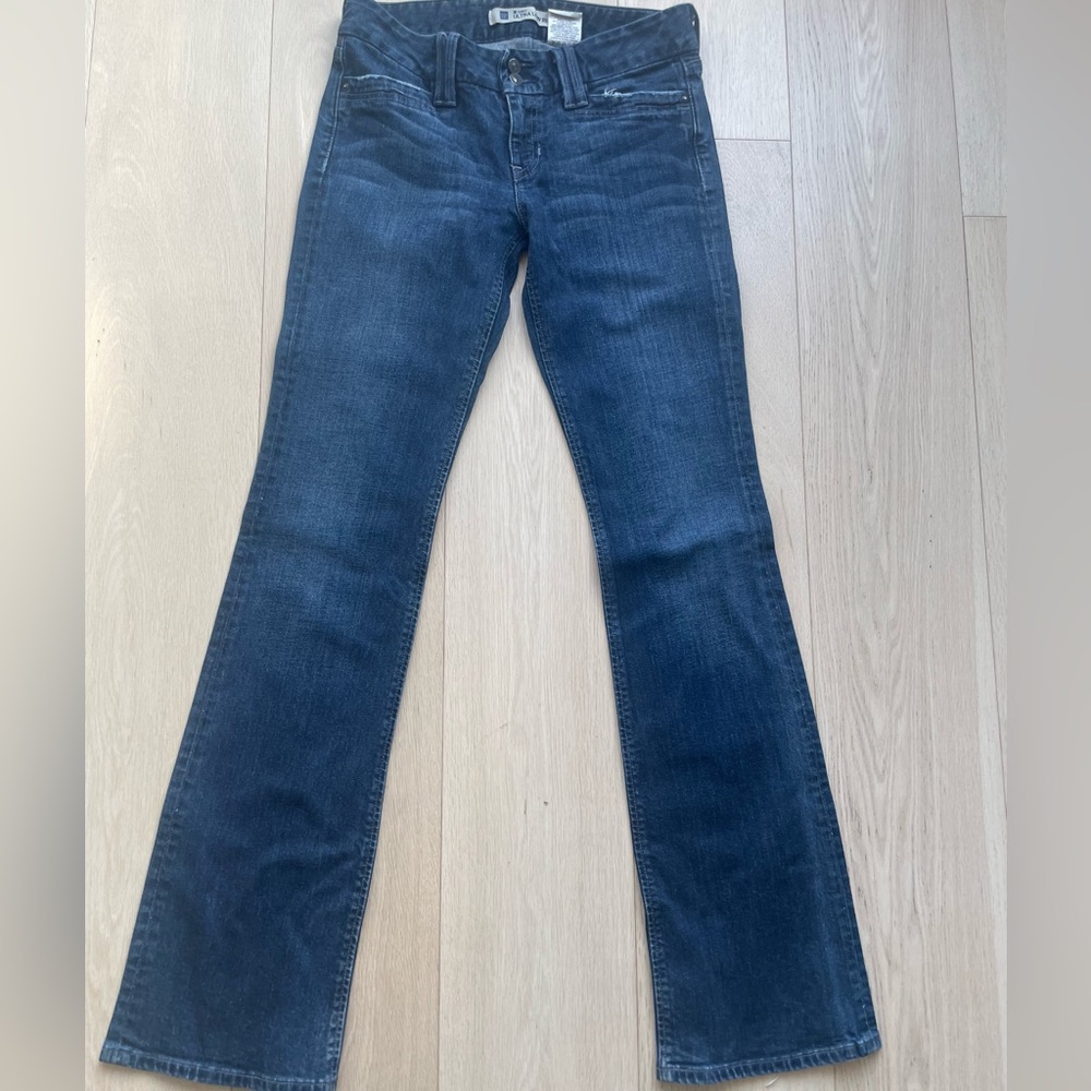 🫶🏼 GAP Dark Blue Flare Women's Jeans Curvy 💙